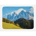 thumbnail image 1 of Landscape Bath Mat, Sunny Meadow Hills View Outdoor Santa Magdalena Village Peaceful Rural Scene, Plush Bathroom Decor Mat with Non Slip Backing, 29.5" X 17.5", Multicolor, by Ambesonne, 1 of 2