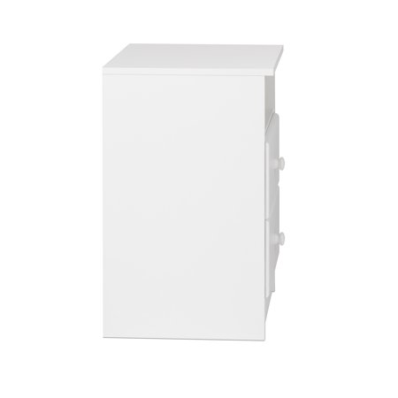 Prepac Astrid 2 Drawer Nightstand Fresh White Walmart Com Walmart Com