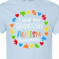 thumbnail image 4 of Inktastic I Love My Grandson Autism Awareness T-Shirt, 4 of 5