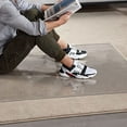 thumbnail image 2 of Runner Rug Heavy Duty Floor Runner/Protector for Hardwood Floors，2.3x12.1ft Large Clear Plastic Rugs 1.5mm Thick Heavy Duty Waterproof Chair Mat for Hardwood Floors, Custom Size, 2 of 8
