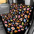 thumbnail image 2 of Psesaysky Back Seat Protectors for Car Interior Auto, Retro Multicolor Floral Print 2 Pcs Rear Bench Cushion Covers Durable Stretchable, 2 of 4
