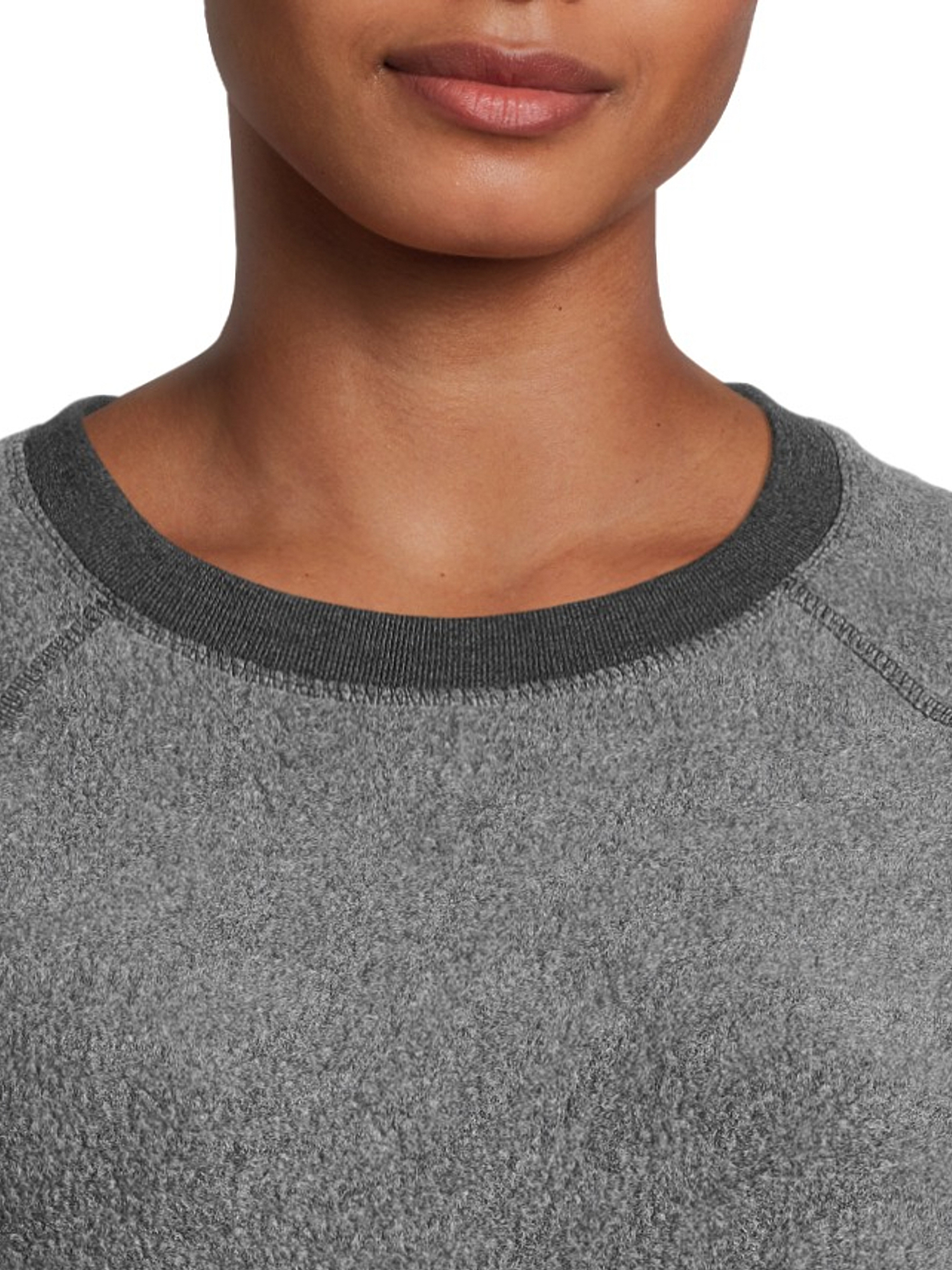 Avia Women's Fleece Pullover Top with Long Sleeves