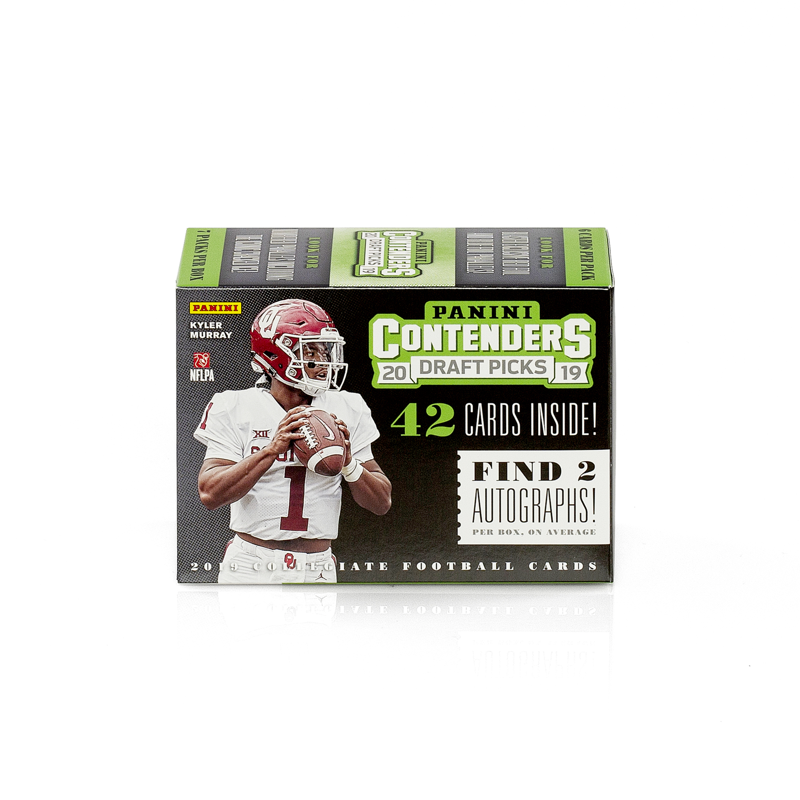 2019 Panini Contenders College Football Draft Picks Blaster Box- 42 Trading Cards | 2 Autographs per box | Blaster Exclusive Foil Parallels
