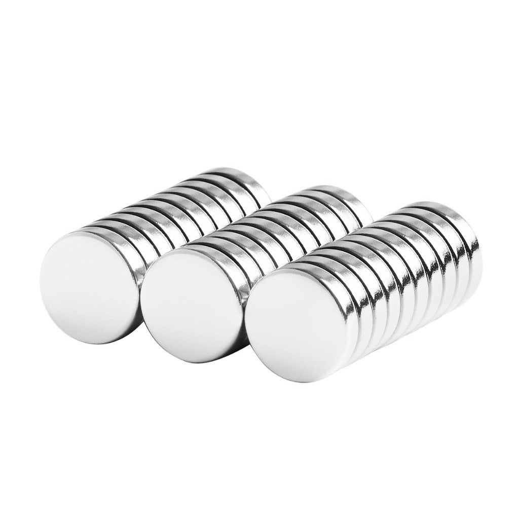 200 Pack 1/8 x 1/8 Inch Neodymium Rare Earth Cylinder Magnets N48 