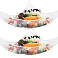thumbnail image 1 of OULII Storage Hammock Toy Organization for Balcony Storage Hammock Polyester White 2Pack, 1 of 8