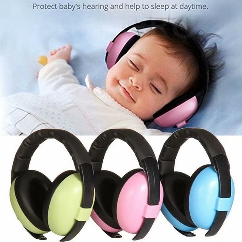 Baby Infant Earmuffs Ear muffs Sleeping Hearing Protection Noise Reducing 