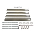 thumbnail image 1 of Woodworking Router Guide Rail Bracket Set, Type E - Metal Adjustable 400mm Fence with Scale Guide Rails, Sliders, Gaskets, Screws & Wrench for Precise Trimming, Grooving, Inlay & DIY Woodworking, 1 of 6