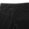 thumbnail image 5 of Bienzoe Girl's Cotton Stretchy Adjustable Waist School Uniform Pants Black 8, 5 of 9