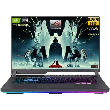 Asus ROG Strix Premium G15 Series Gaming Laptop, 15.6'' 144Hz IPS FHD Display, 6GB NVIDIA RTX 3060, 8-Core AMD Gaming Ryzen 7-4800HX, 64GB DDR5, 1.5TB SSD, Wi-Fi6, Backlit RGB-KYB, Win11H, T.F