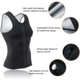 thumbnail image 4 of Lilvigor Men’s Sauna Vest Sweat Tank Top Heat Trapping Workout Vest for Male Body Shaper Waist Trainer Sauna Suit Corset for Men with Zipper, 4 of 6