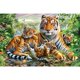 thumbnail image 2 of Diamante bordado DIY diamante pintura Tigre familia bosque punto de cruz Likrtyny Arte deco, 2 of 9