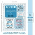 thumbnail image 5 of Nurse Gifts for Women, Gifts for Nurses Female, Nurse Practitioner Gifts for Women, Nursing Student Gifts, Rn Lpn Gifts for Nurses, Nurse Gift Idea, Nurse School Graduation Gift Blanket 50"x60", 5 of 6