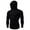 Black, variant on GigrtiJin Mens Hooded Sweatshirt Solid Color Long Sleeve Drawstring Hoodies with Slide Zipper Trendy Casual Sport Tops