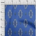 thumbnail image 2 of oneOone Polyester Spandex Medium Blue Fabric Block Quilting Supplies Print Sewing Fabric By The Yard 56 Inch Wide, 2 of 6