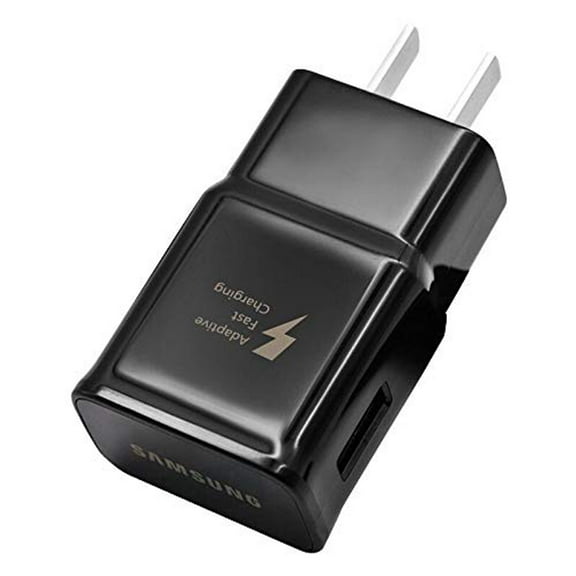 New OEM Samsung fast Adaptive Wall Charger for Galaxy S7 S6 Note 5 4 Edge EP-TA20JWS / ECB-DU4EWE For Samsung Galaxy S6 Edge S7 Edge S8 S8  S9 S9  Note 8 9 - Black