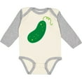 thumbnail image 3 of Inktastic Pickle Boys or Girls Long Sleeve Baby Bodysuit, 3 of 5