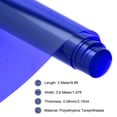 thumbnail image 2 of Window Film, Glass Sun Blocking, Heat Control Self Adhesive Blue Window Tint, 9.8x1.97ft for Home Office, 2 of 6