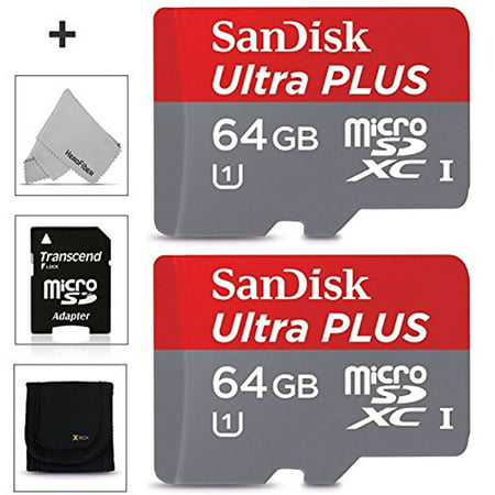 SanDisk 64GB Micro SD Memory Card - 2 PACK (2x64GB) for LG Stylo 3, 2, K7 K8 K10 K10+ K5 V20 V30 V30S V30+ V34 V10 G2 G3 G4 G4c G5 G5 SE G6 G6+ Q6 Q6+ Q6a Q8 Cell-phones / (Best Sd Card For Smartphone)