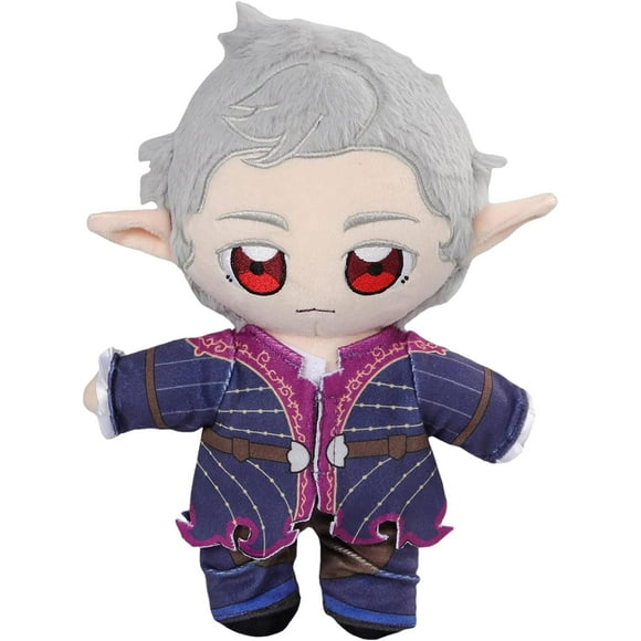 LAICAIW BG3 Astarion Plush Toy Doll, Anime Cartoon Cute Baldurs Gate Character Soft Doll for Kids, BG3 Game Filled Figure Plush Toy, Anime Cartoon Cute Character Soft Doll, Pillow Decoration for Kids