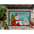 thumbnail image 3 of Caroline's Treasures BB1864JMAT Snowman with Afghan Hound Door Mat, Indoor Rug or Outdoor Welcome Mat 24x36 Doormat ,, 3 of 4