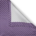 thumbnail image 4 of Ambesonne Eggplant Valance Pack of 2, White Polka Dots Retro, 54"X12", Purple White, 4 of 5