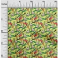 thumbnail image 2 of oneOone Rayon Yellow Fabric Tropical Quilting Supplies Print Sewing Fabric By The Yard 56 Inch Wide, 2 of 5