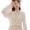 White, variant on Women Puff Long Sleeve Chiffon Tie Front Cropped Cardigans Ruffle Trim Lightweight Sheer Shawl Wrap Shrug Blouses