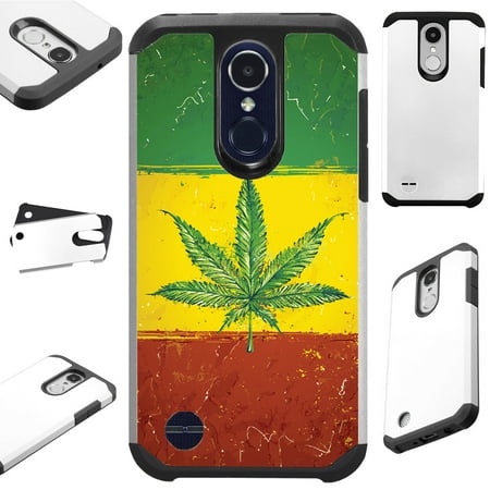 Compatible LG Aristo 3 (2019) | K9s (2019) | Fortune 3 | Zone 5 | Risio 4 Case Hybrid TPU Fusion Phone Cover (Best Weed Pipes 2019)