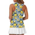 thumbnail image 5 of Whosucclay Lemon Flower Design Golf Shirts for Ladies Stretchy Quick Dry Breathable Womens Sleeveless Golf Shirt XS - 2XL, 5 of 8