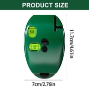 Self-Leveling Cross Line Laser Level, High-Accuracy Horizontal and Vertical Infrared Line Tool for 20M Range, Construction and DIY Projects Leveling Tool with Right Angle Bubble