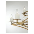 thumbnail image 6 of Director 12-Light Chandelier in Warm Brass, 6 of 6