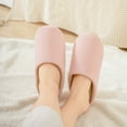 thumbnail image 6 of Somdot Memory Foam Slippers, with Thick and Soft Lining and a Silent Sole, Suitable for Both Men and Women, Pink, 6 of 6