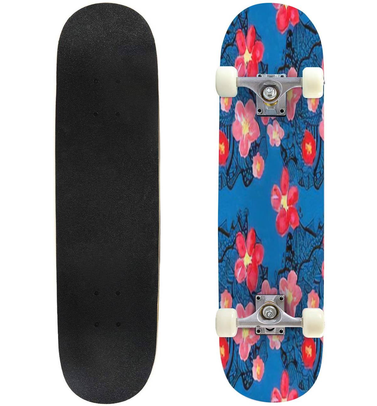 Watercolor floral bouquet  Skateboard Complete - Premium