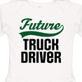 thumbnail image 4 of Inktastic Future Truck Driver Boys Long Sleeve Baby Bodysuit, 4 of 5