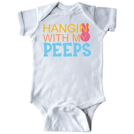 

Inktastic Hanging With My Peeps Gift Baby Boy or Baby Girl Bodysuit