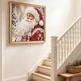 thumbnail image 4 of Mosaflare Snowy Santa Claus Pearl Diamond Painting Kit for Adults, Relaxing Craft & Wall Decor, 12×12 inch, 4 of 7