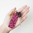 thumbnail image 4 of Wukai Butterfly Print Leather Car Keychain, Universal Key Fob Keychain, Leather Key Chain Holder for Men and Women,360 Degree Rotatable, 4 of 5