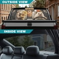 thumbnail image 6 of FUIALDOLG Hedgehog Driving Truck Rear Window Decal, See through Perforated Vinyl Decal for Pickup, 66.9 x 22.4 Inches, Fits Most Pickup Truck Models, 6 of 8