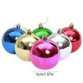 thumbnail image 3 of Christmas Ornaments 6 Pack Christmas Balls Ornaments Mini Shiny Glass Christmas Ornaments Balls Colorful Baubles Shatterproof Balls For Christmas Tree Decorations, 3 of 6