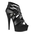 thumbnail image 2 of Women's Pleaser Delight 645 Criss Cross Strappy Cage Shoe, 2 of 2