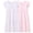 2-Pack Floral, variant on WIBACKER 2Pcs Girls Nightgowns Cotton Pajamas Dresses Flutter Short Sleeves Sleepwear Princess Strawberry Nightshirt for Kids 3-16Y