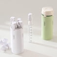 thumbnail image 4 of 4 in 1 Travel Dispenser Bottle, DEUUZHENQI 4 in 1 Travel Bottle, 4 in One Dispenser, Refillable Leak Proof Portable Containers for Shampoo Lotion Conditioner Cream, 4 of 9