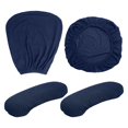 thumbnail image 4 of Funda Elástica para Silla de Oficina, Fundas de Protección para Sillas Lavables, Fundas para Sillas de Juegos para Sillón, Silla Giratoria, Silla de O , BLESIY funda de asiento, 4 of 8