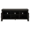 thumbnail image 4 of TV Stand 60 Inch Console ' Distressed Java Finish Entertainment Center, 4 of 6