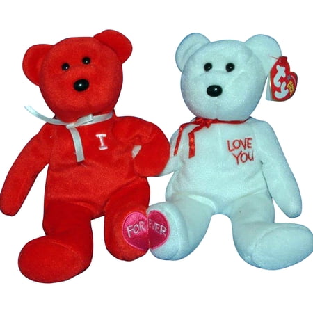 Ty Beanie Baby: I Heart u the Bear | Stuffed Animal | MWMT s price history on PriceWatchPro