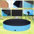 thumbnail image 3 of JP Foldable Anti - Slip PVC Pet & Kids Pool | Durable Fiberboard Kiddie Swimming Bathing Tub (Blue), 3 of 9