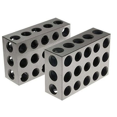Bl-123 Pair Of 1" X 2" X 3" Precision Steel 1-2-3 Blocks