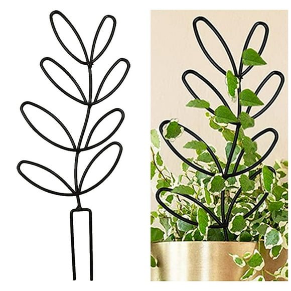 Ainf Outdoor Pot Stand Leaves Support Flower Arrangement Shelf Climbing Vine Flower Stand Gardening