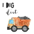thumbnail image 2 of McCully, Jennifer 26x26 White Modern Wood Framed Museum Art Print Titled - I Dig Dirt, 2 of 4