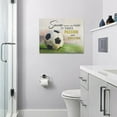 thumbnail image 6 of Soccer Inspirational Wall Art Soccer Boys Room Pictures Wall Decor Motivational Sports Theme Canvas Print Painting Framed Modern Home Artwork For Dormitory Bedroom Office 16''''x12'''', 6 of 6